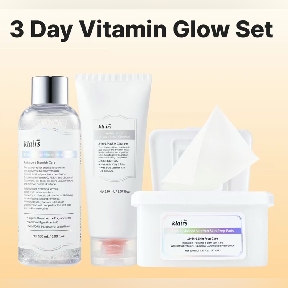 Dear Klairs 3 Piece Set